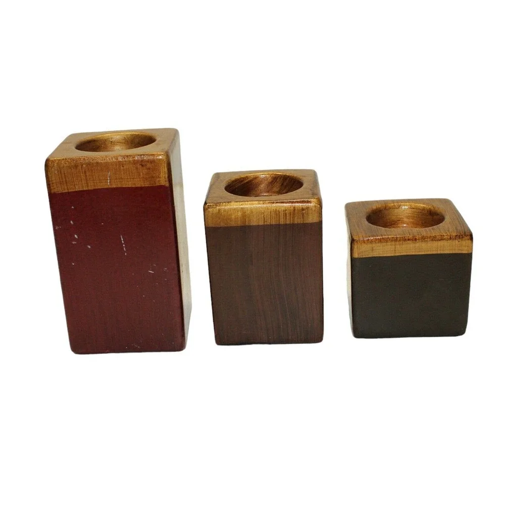 Interiors By Design Ceramic Tea Light Candle Holders with Plate Flowers